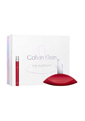 Kit My Euphoria Calvin Klein Eau de Parfum Feminino Perfume 100ml + Miniatura 10ml
