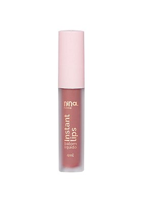 Batom Líquido Instant Lips Magia Nina Makeup 4ml