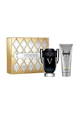 Kit Invictus Victory Rabanne Masculino Perfume Eau de Parfum Extrême 100ml + Shampoo 100ml