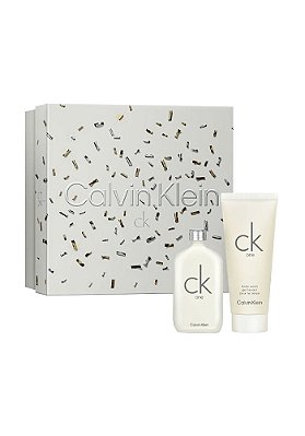 Kit CK One Calvin Klein Unissex Eau de Toilette 50ml + Gel de Banho 100ml