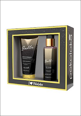 Kit Pokoloka Belle Feminino Hidratante 60ml + Body Splash 60ml