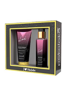 Kit Pokoloka Loé Feminino Hidratante 60ml + Body Splash 60ml