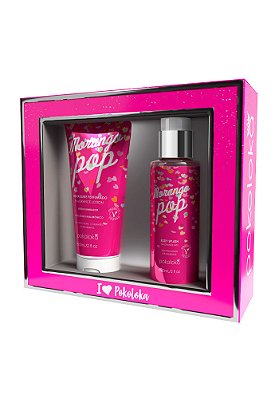 Kit Pokoloka Teen Morango Pop Feminino Hidratante 60ml + Body Splash 60ml