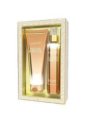 Kit Pokoloka Fakcar Fortune Feminino Body Splash 250ml + Hidratante 240ml