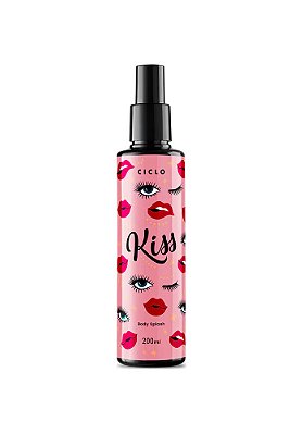 Body Splash Kiss Ciclo Feminino 200ml