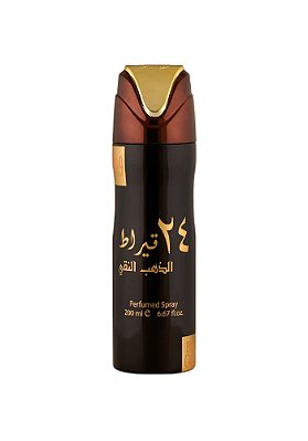 24 Carat Pure Gold Lattafa Perfumed Spray Masculino 250ml