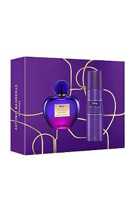 Kit Her Secret Desire Antonio Banderas Eau de Toilette Feminino Perfume 80ml + Antitranspirante 150ml