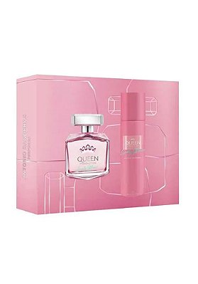 Kit Queen Of Seduction Lively Muse Antonio Banderas Eau de Toilette Feminino Perfume 80ml + Antitranspirante 150ml
