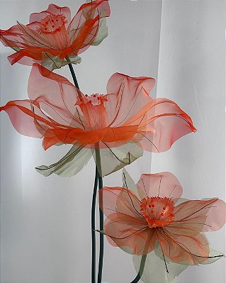 Narciso em Organza | 3 Flores