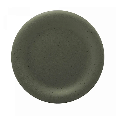 Jogo 6 Pratos Rasos de Cerâmica Mist Verde Matte 28cm