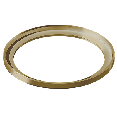 Elleve - Porta Grelha Redondo 100Mm Gold - 4185 - Ralo Linear