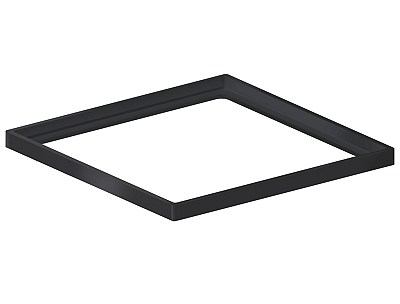 Elleve - Porta Grelha Quadrado 150Mm Grafite - 5577 - Ralo Linear