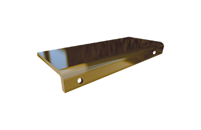 Elleve - Kit 2 Cantoneiras P/ Ralo Linear Oculto Rose Gold (Par) - 5703 - Ralo Linear