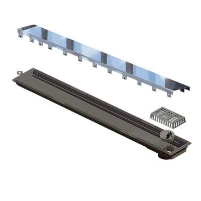 Ralo Linear Pvc Seco 75Cm Acab. Polido - 4233 - Ralo Linear