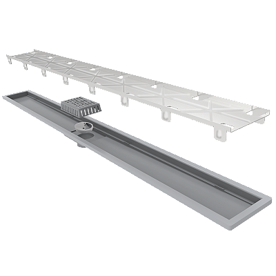 Elleve - Ralo Linear Royal - Tampa Oculta 90Cm - 132 - Ralo Linear