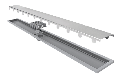 Elleve - Ralo Linear Royal - Tampa Inox 60 Cm - 8603 - Ralo Linear