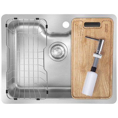 Cuba De Embutir Bell Única Franke 47,5X41 C/ Válvula 4,5 - 16665 -  Franke