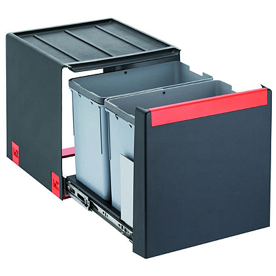 Lixeira Cube 40 Dois Cestos De 14 Litros Cada - 11605 -  Franke