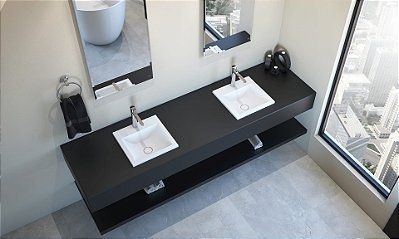 Cuba Arco 40 - Duramatt Fosco Acetinad Branco - Sobrepor - Sc2F005010102 - Sabbia