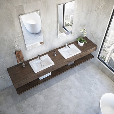 Cuba Arco 60 - Duramatt Fosco Acetinad Branco - Sobrepor - Sc2F006010102 - Sabbia