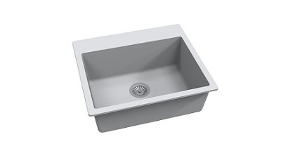 Cuba Cozinha Alecrim 60 - Duraquartz Branco Nevado - Sccd0010408 - Sabbia