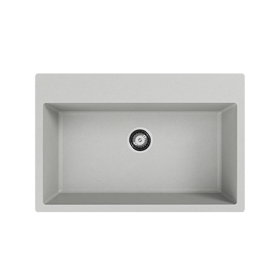 Cuba Cozinha Alecrim 80 - Duraquartz Branco Nevado - Sccd0020408 - Sabbia