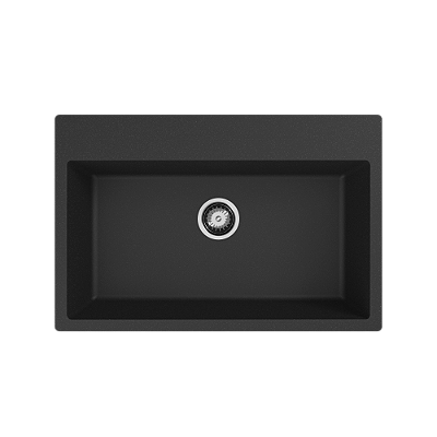 Cuba Cozinha Alecrim 80 - Duraquartz Preto Granito - Sccd0020406 - Sabbia