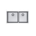 Cuba De Embutir E Sobrepor Em Aço Inox Linea Dupla 74X40 Cm - 18546 - Franke