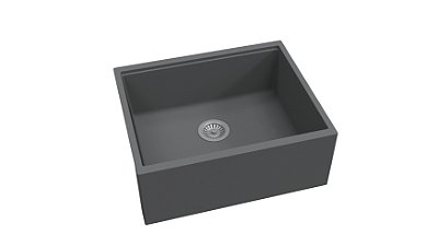 Cuba Cozinha Pimenta Farm 60 - Duraquartz Cinza Urbano - Sccd0040404 - Sabbia