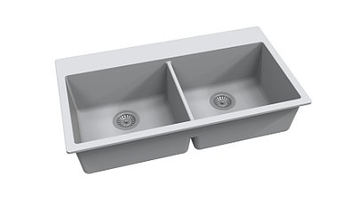 Cuba Cozinha Paprica 90 - Duraquartz Branco Nevado - Sccd0030408 - Sabbia