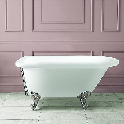 Banheira Florian C/ Pés Cromados  - Im1002 - Immersi