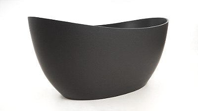 Banheira Sampa - Duraquartz Cinza Urbano - Giroacqua Preto Fosco - Sbcd00804040303 - Sabbia