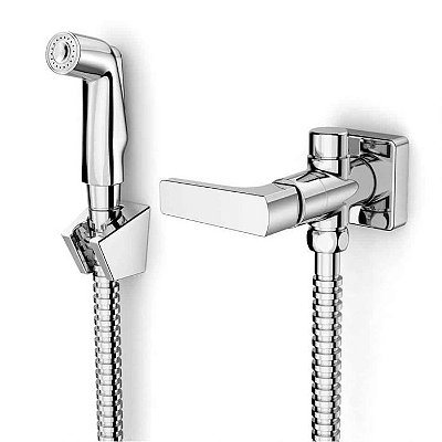 DUCHA HIGIÊNICA COM DERIVAÇÃO ESCUADRA CROMADO - A5A7820C0C - Roca