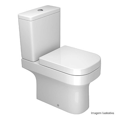 Bacia para Caixa Acoplada Piano Branco - P.330.17 - DECA