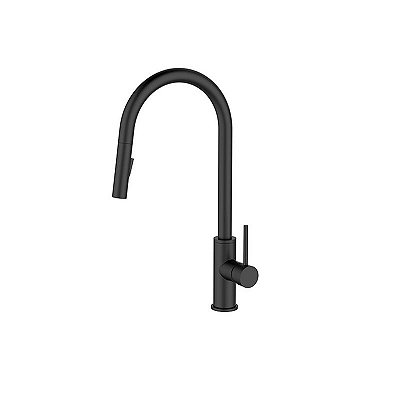 Monocomando para cozinha de mesa bica móvel - Black - V-10616-291H - JIWI