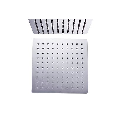 Ducha quadrada 20 x 20 Slim em metal - Cromada - V-BD-01-A - JIWI