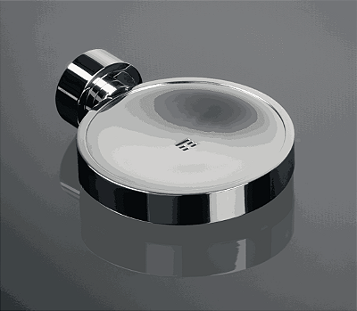 Saboneteira Fixa De Inox Anello Cromo Polido - Ba0317 - Zen