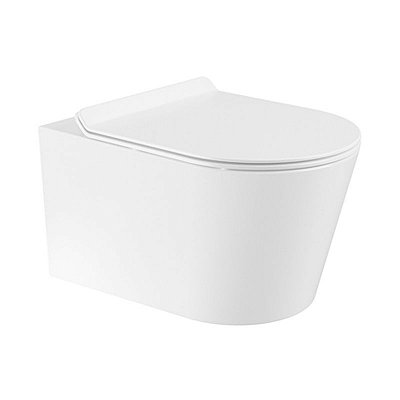 Bacia convencional Suspensa SH Liss - WH/CR - 1953966 - DOCOL