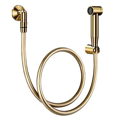 Ducha Higiênica Luxo C/ Gatilho Ouro Polido - 00057943 - Docol