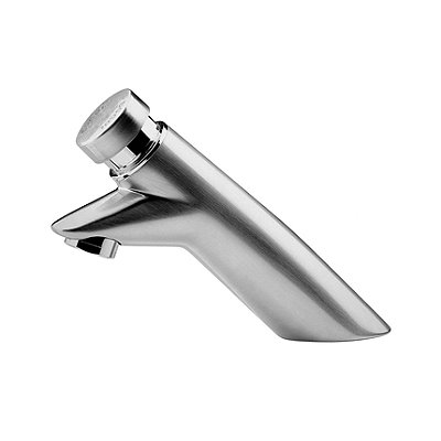 Torneira Para Banheiro Pressmatic Inox Escovado - 00108316 - Docol