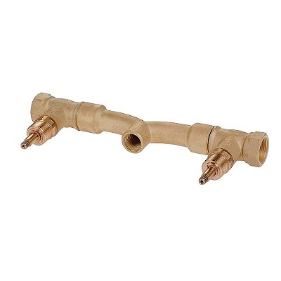 Base Misturadora Para Ducha Higiênica Ou Banheira Docolbase Latão - 00132300 - Docol