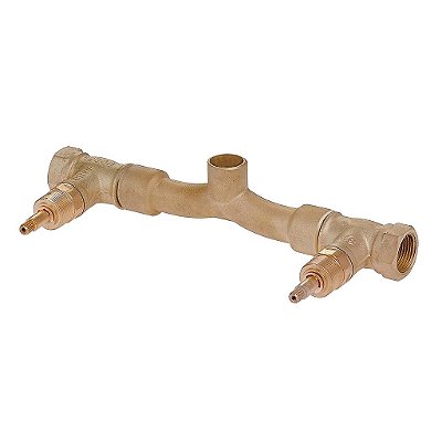 Base Misturadora Para Banheira Ou Chuveiro Docolbase Latão - 00169300 - Docol