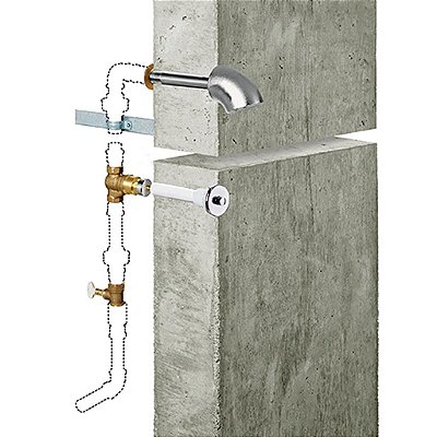 Chuveiro Passante 200-300 Mm Alta Segurança - 00332906 - Docol