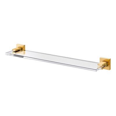Prateleira Acrílica Square Ouro Escovado - 00388272 - Docol
