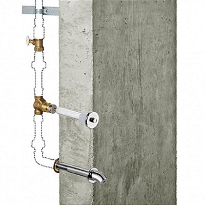 Bica Para Banheiro 100-200Mm Alta Segurança - 00411106 - Docol