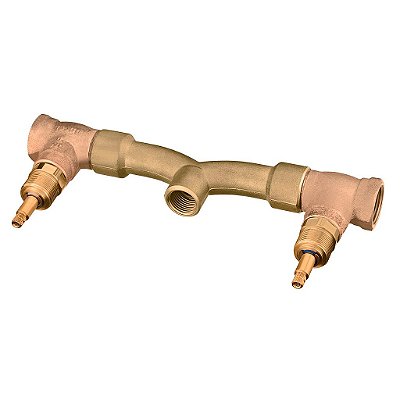 Misturador Docolbase Cerâmico (Dbc) Para Banheira Ou Ducha Higiênica G1/2" X G1/2" - 00416800 - Docol