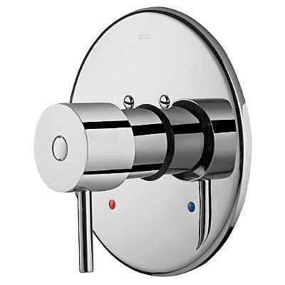 Acabamento Monocomando Para Chuveiro E Ducha Higiência Alta Pressão 1/2" Monet - 00440306 - Docol
