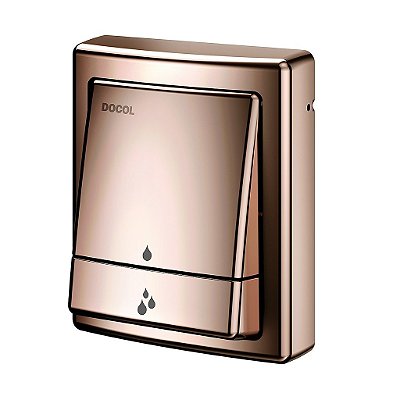 Acabamento Para Válvula De Descarga Square Salvagua Cobre Polido - 00449530 - Docol