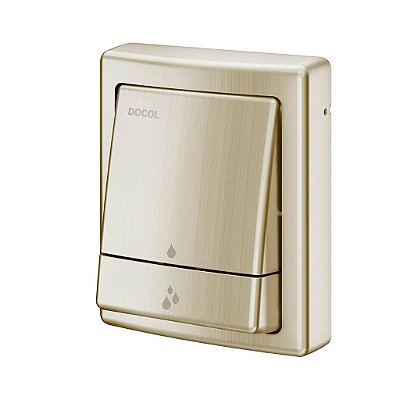 Acabamento Para Válvula De Descarga Square Salvágua Níquel Escovado - 00449544 - Docol