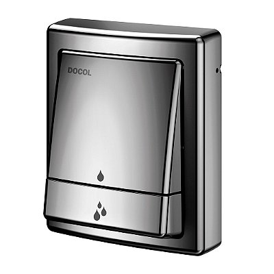 Acabamento Para Válvula De Descarga Square Salvagua Grafite Polido - 00449548 - Docol